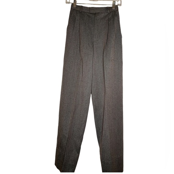 80s VTG Saint Laurent Wool Trousers - Picture 1 of 17